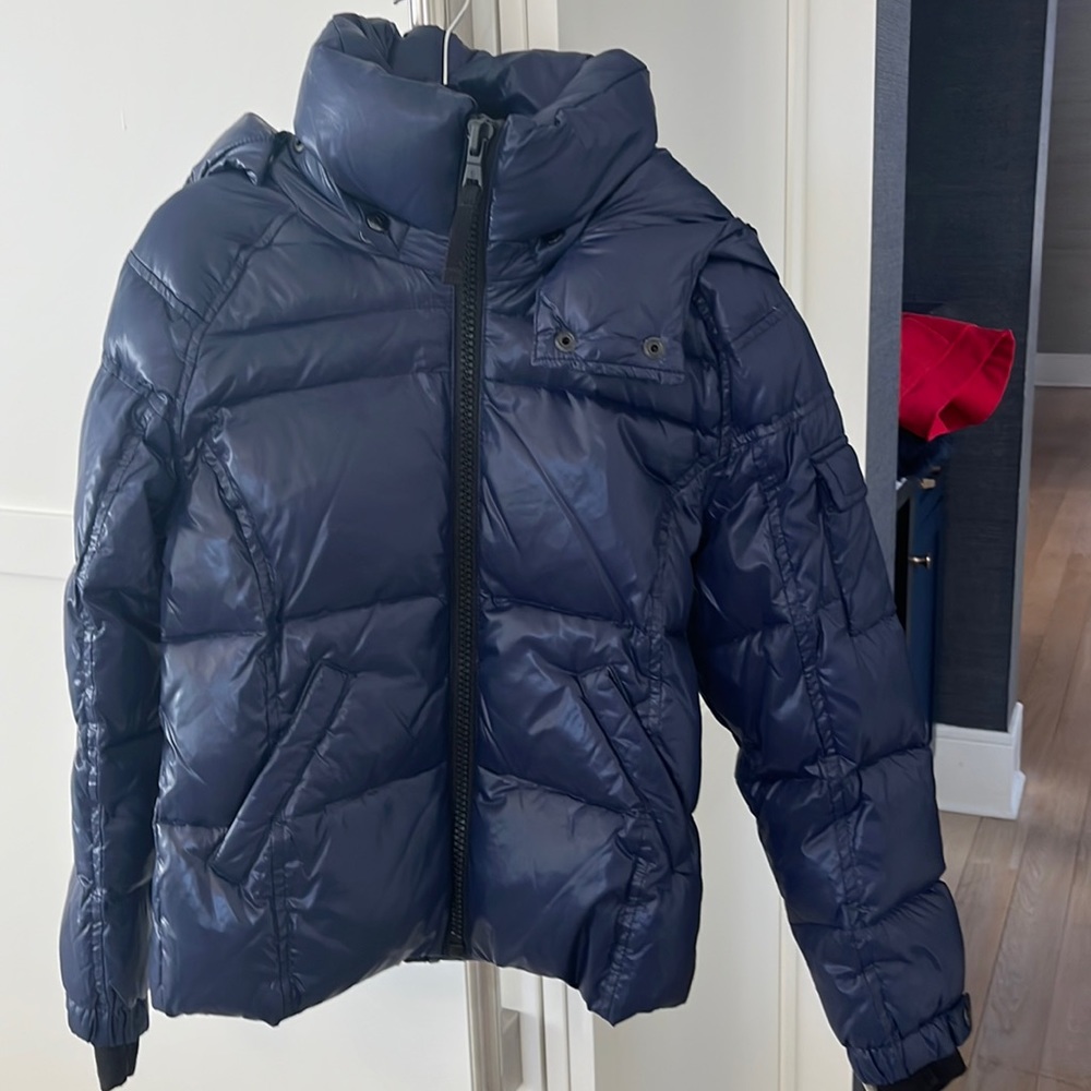 Brand new with tags S13 navy blue puffer jacket size 10